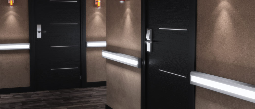 Illuminated trunking