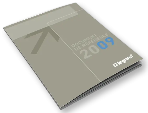 Legrand, Document de référence 2009