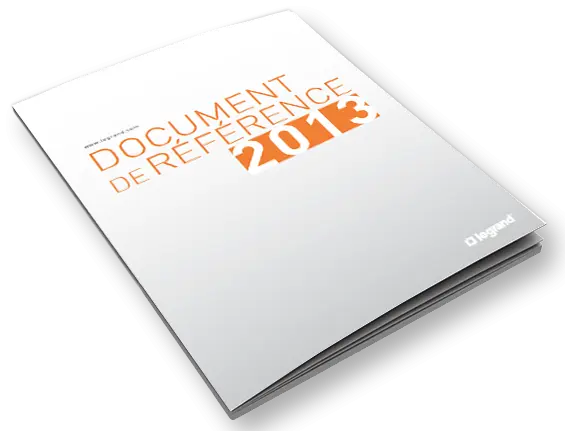 Legrand, Document de référence 2013