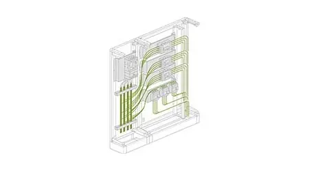 Armoire de distribution : taille standard