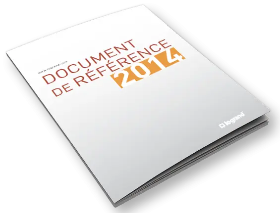 Legrand, Document de référence 2014